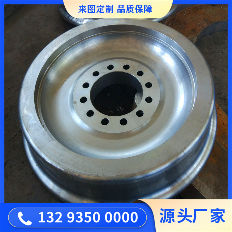 鍛造岸橋機車輪組鍛件